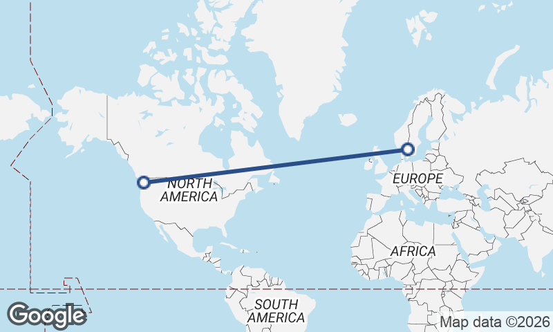 Seattle to Göteborg