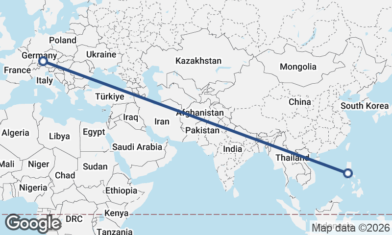 Munich to Manila