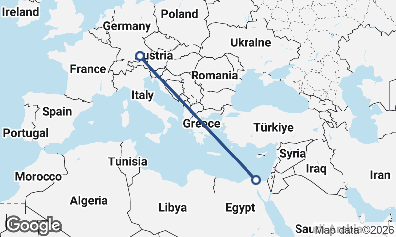 Munich to Port Said