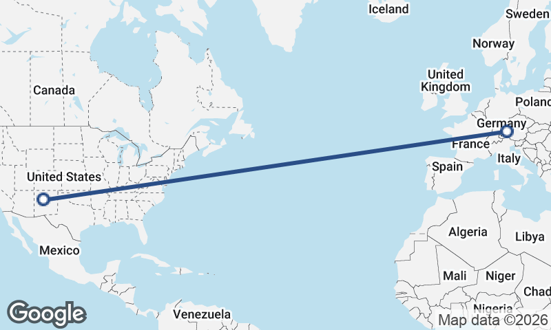 Munich to Albuquerque