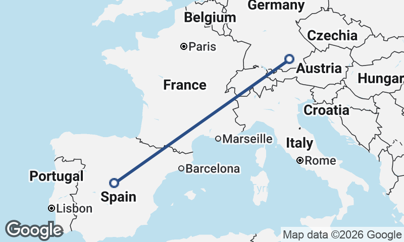 Munich to Madrid