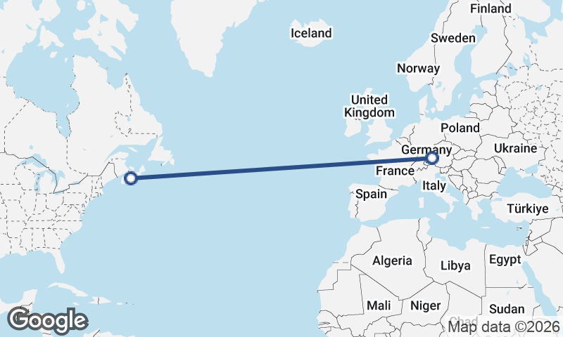 Munich to Halifax