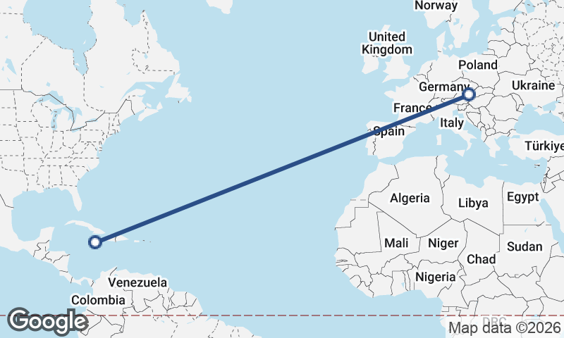 Vienna to Kingston
