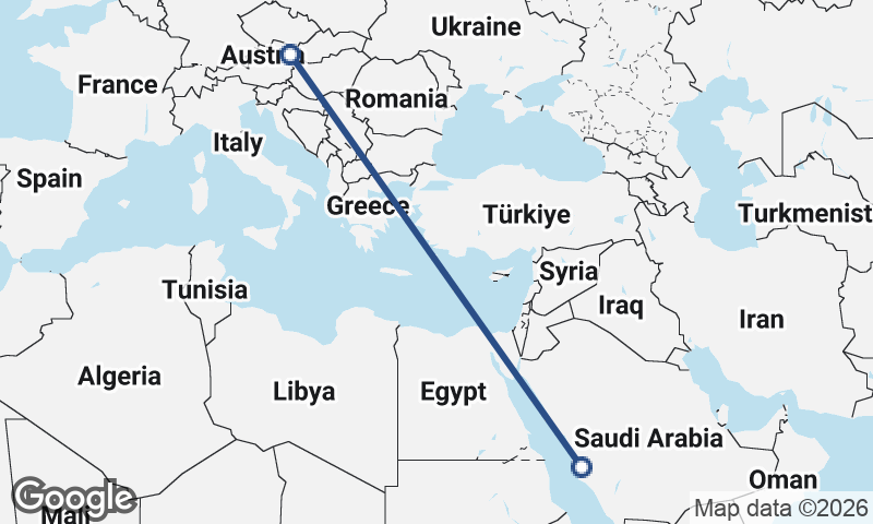 Vienna to Mecca