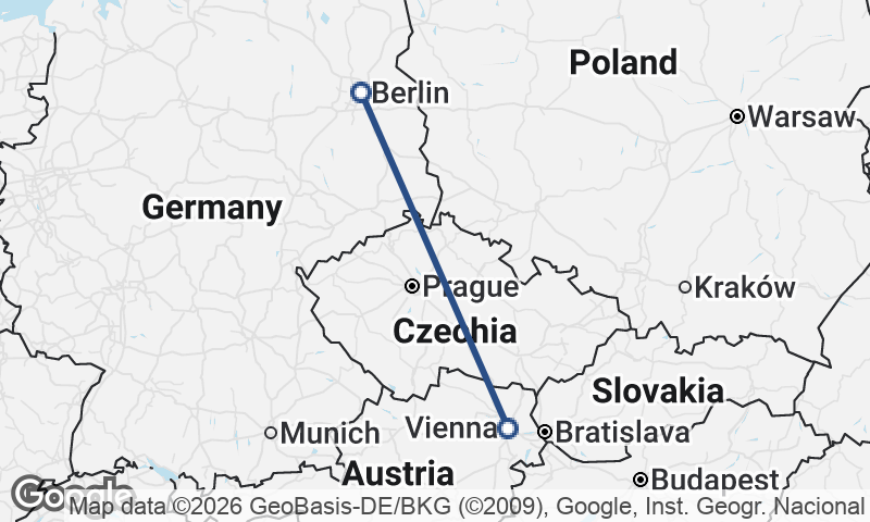 Vienna to Berlin