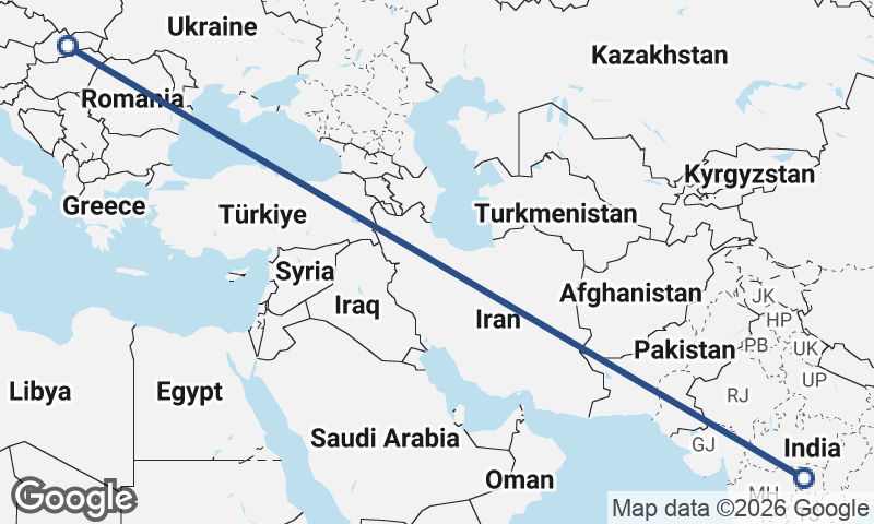 Slovakia to India