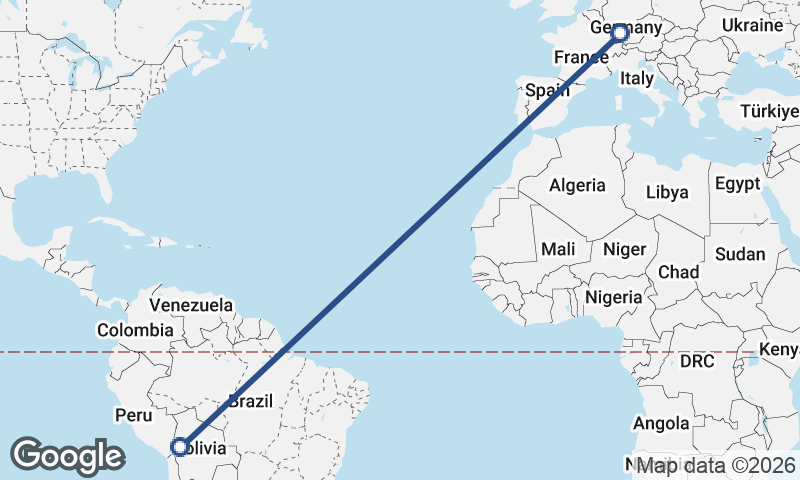 Stuttgart to La Paz
