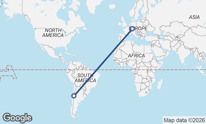 Stuttgart to Santiago