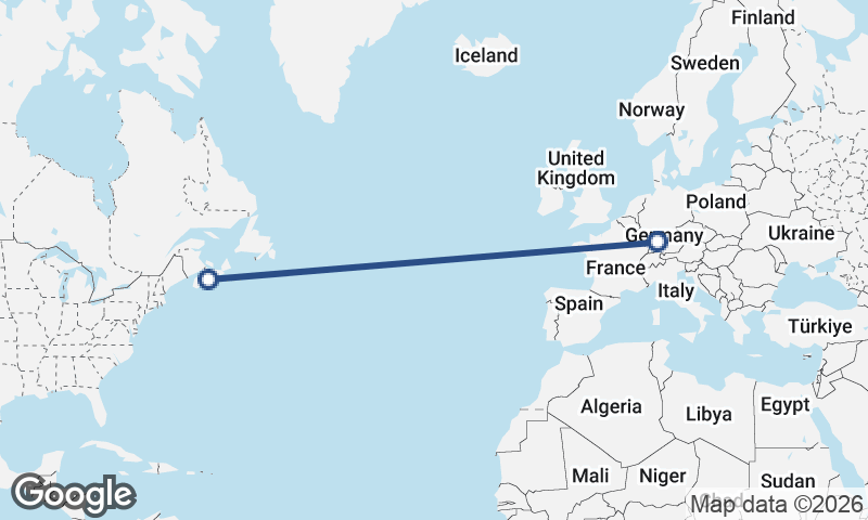 Stuttgart to Halifax