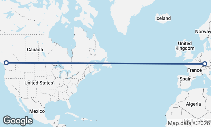 Stuttgart to Vancouver