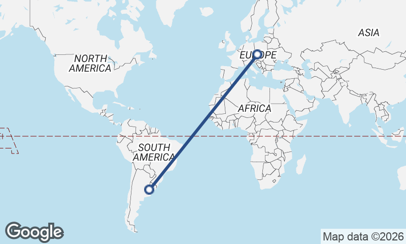 Brno to Buenos Aires