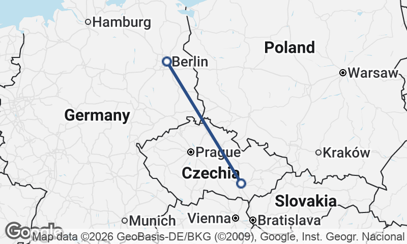 Brno to Berlin