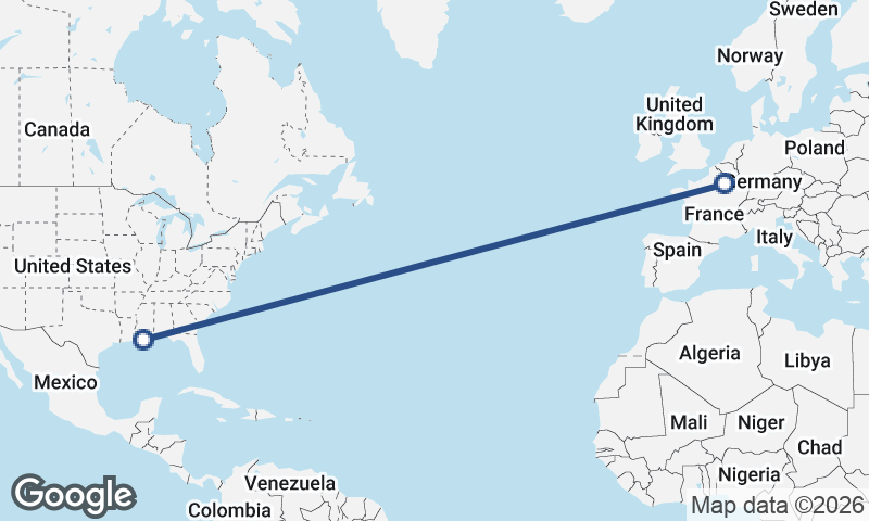 Reims to New Orleans