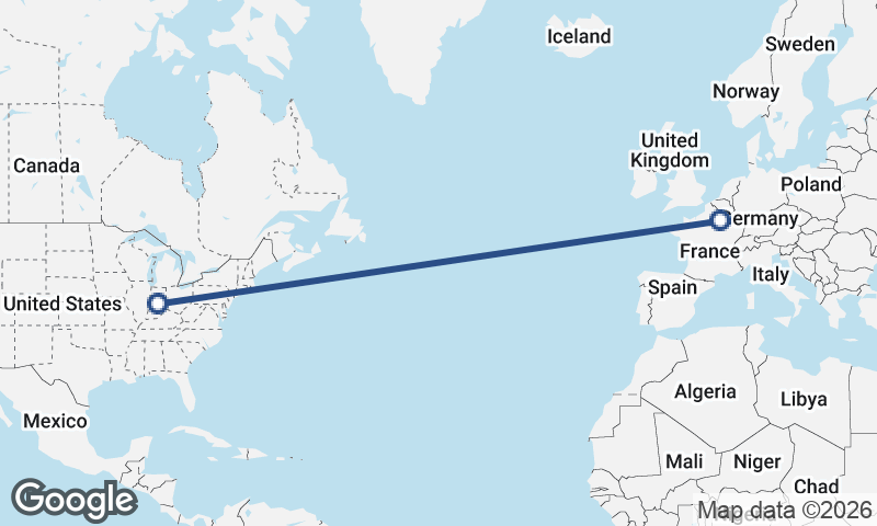 Reims to Indianapolis