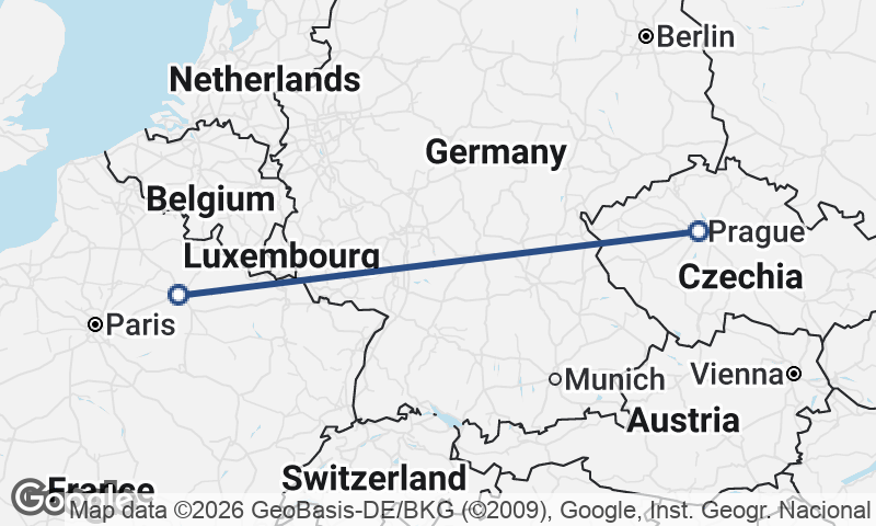 Reims to Prague