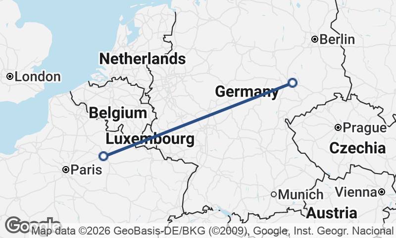 Reims to Leipzig