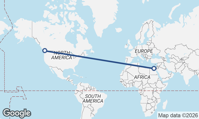 Vancouver to Cairo