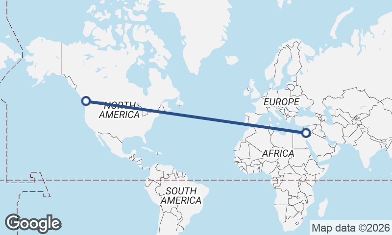 Vancouver to Tel Aviv-Yafo