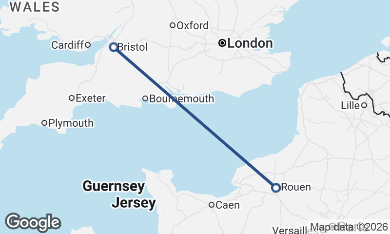 Rouen to Bristol