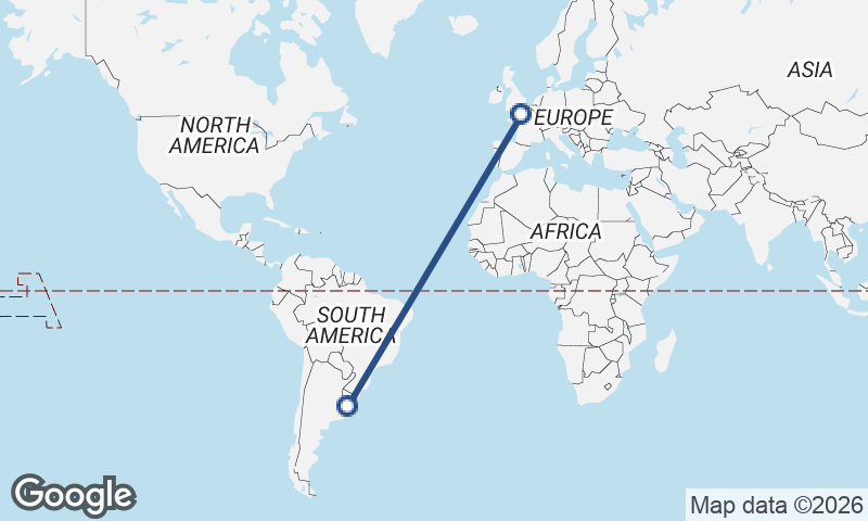 Le Havre to Montevideo