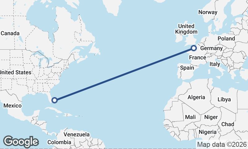 Le Havre to Freeport City