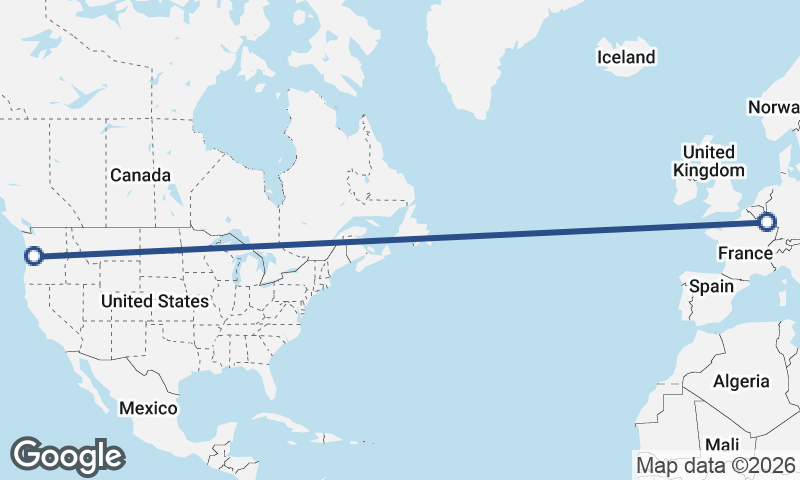 Luxembourg City to Portland