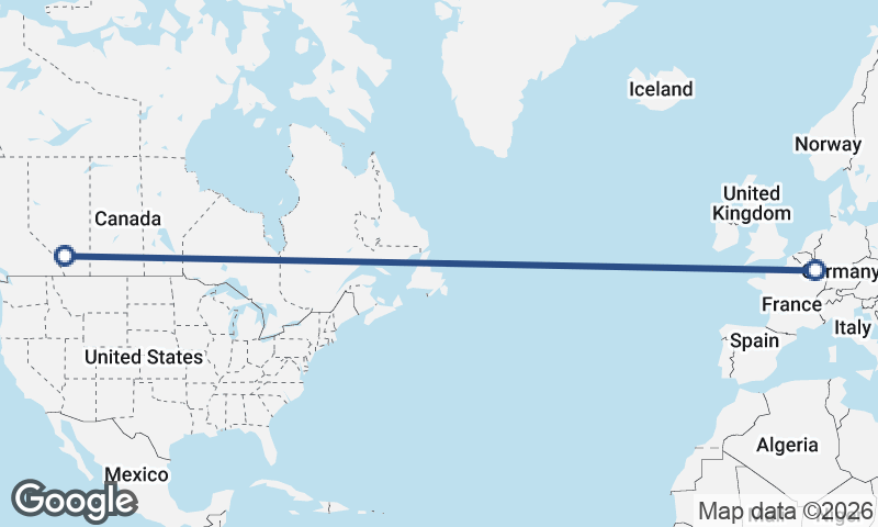 Luxembourg City to Calgary