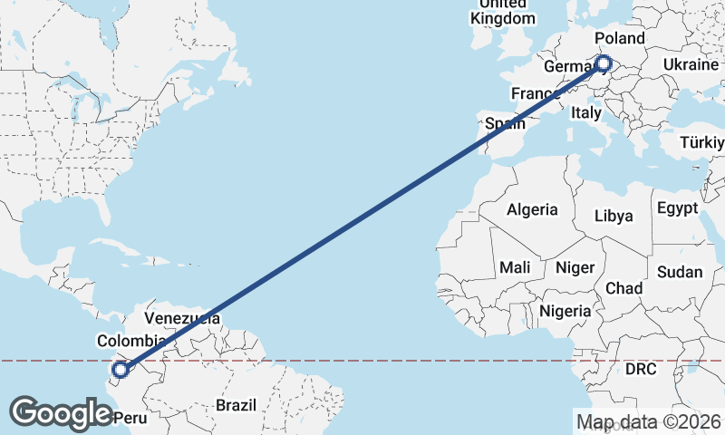 Czech Republic to Ecuador