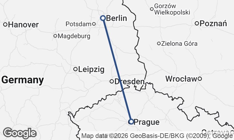 Prague to Berlin