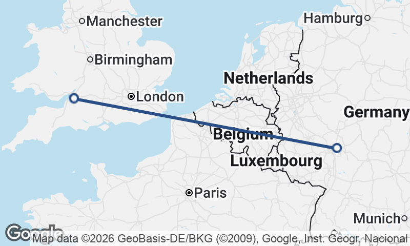 Frankfurt to Bristol