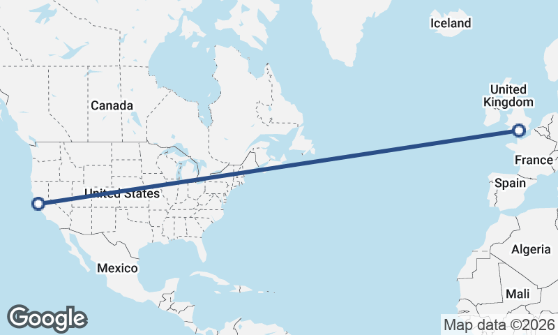 Southampton to San Francisco