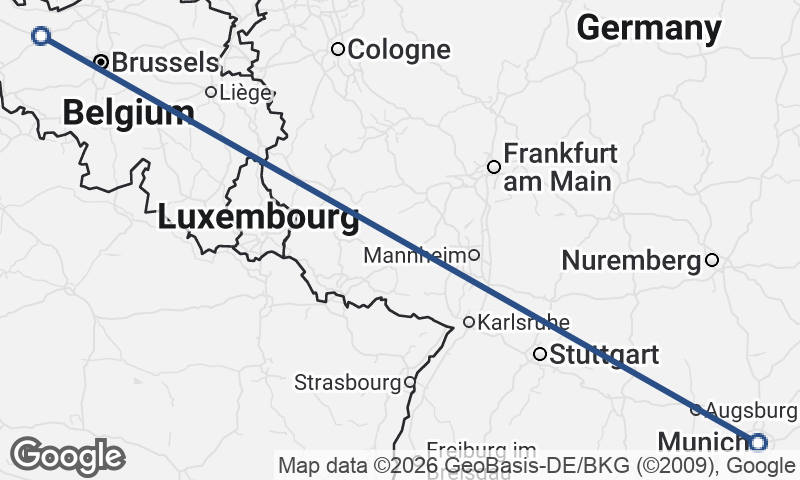 Ghent to Munich