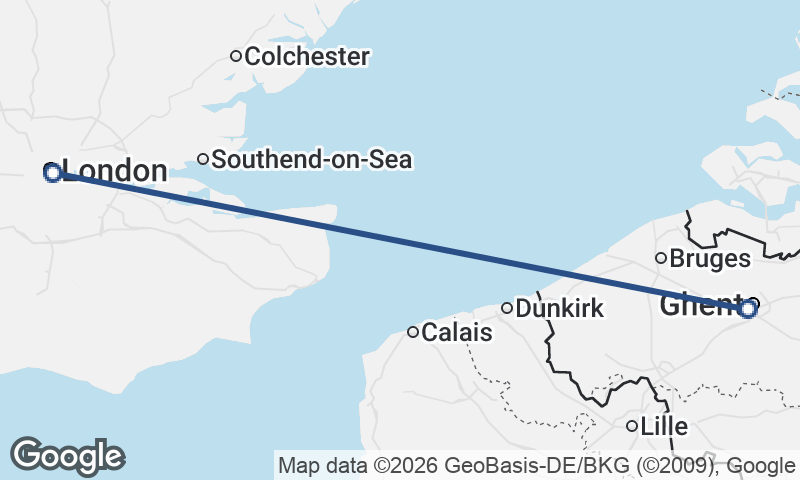 Ghent to London