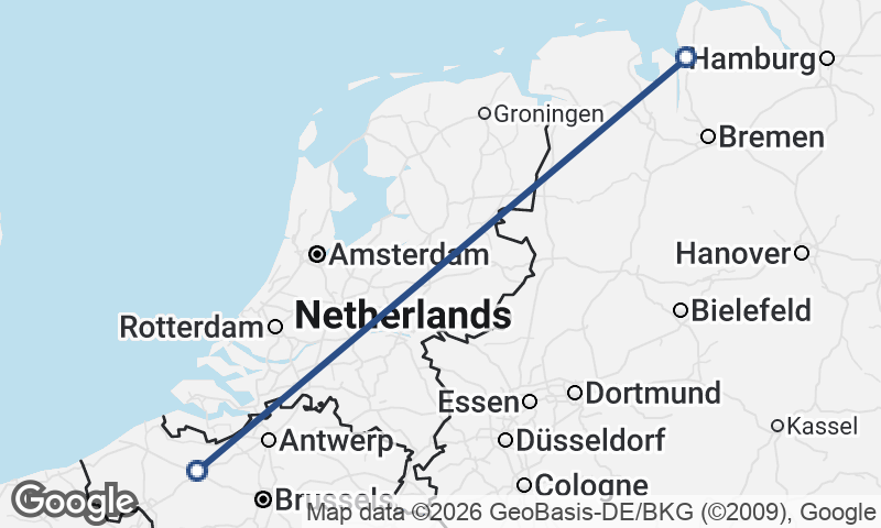 Ghent to Bremerhaven