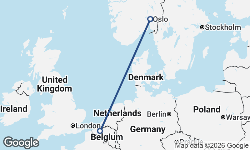 Ghent to Oslo