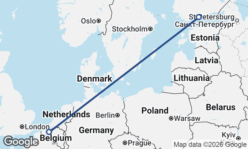 Ghent to Helsinki