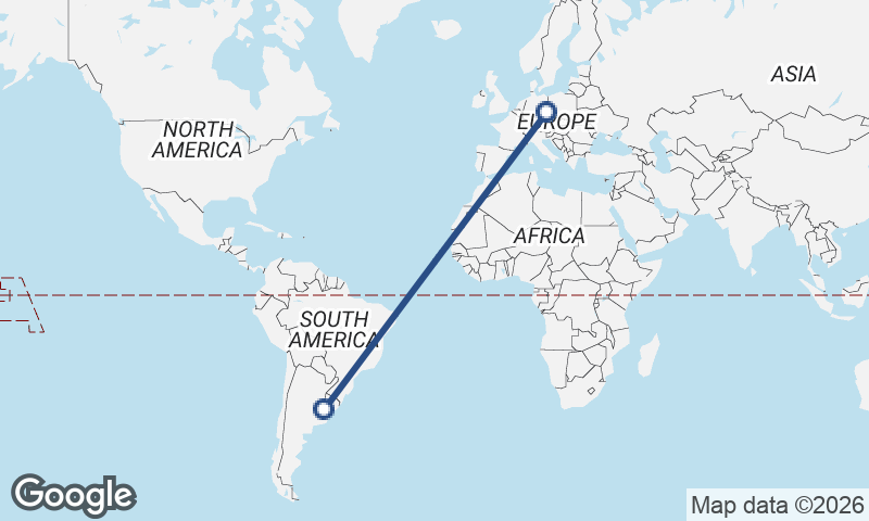 Dresden to Buenos Aires