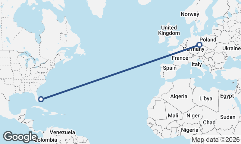 Dresden to Freeport City