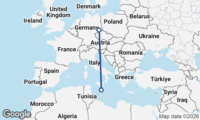 Dresden to Valletta