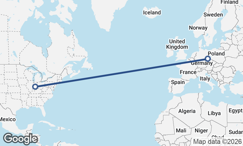 Dresden to Indianapolis