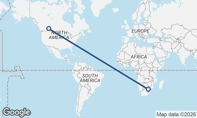 Calgary to Johannesburg