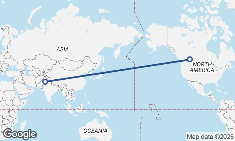 Calgary to Faisalabad
