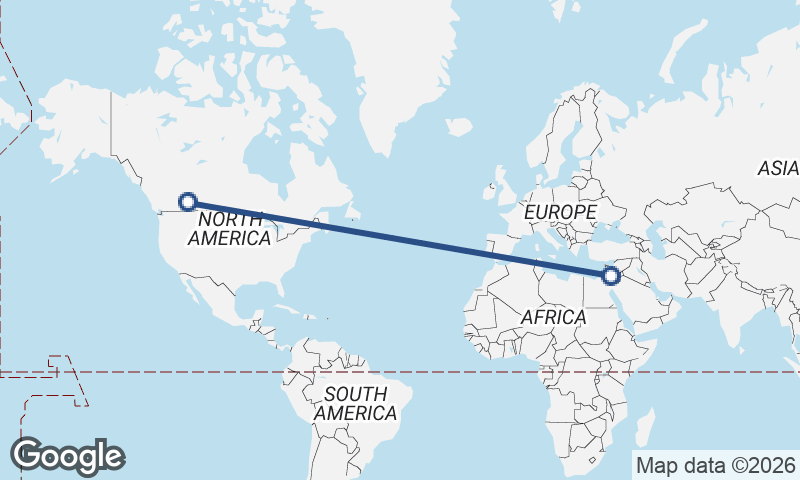 Calgary to Tel Aviv-Yafo