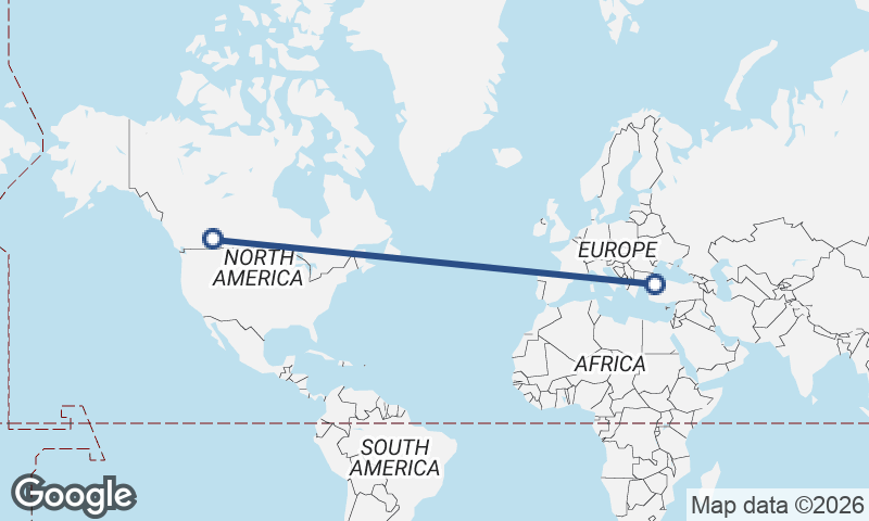 Calgary to Istanbul