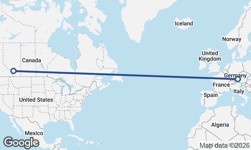 Calgary to Munich