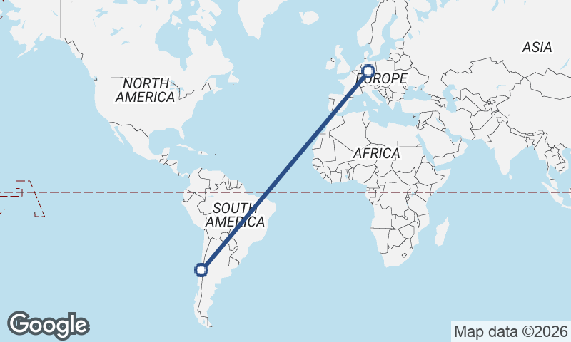 Germany to Chile