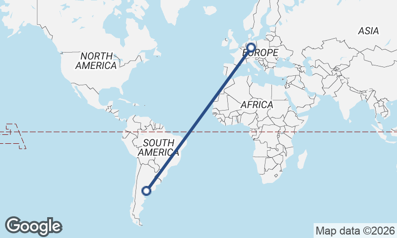 Germany to Argentina