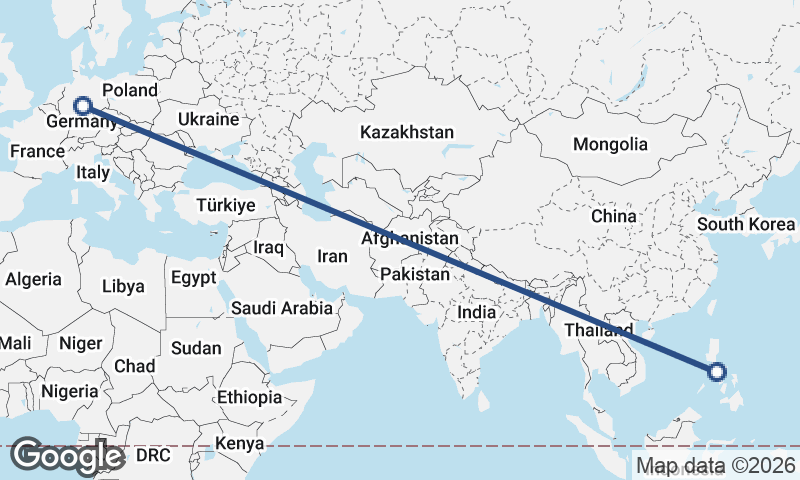 Germany to Philippines