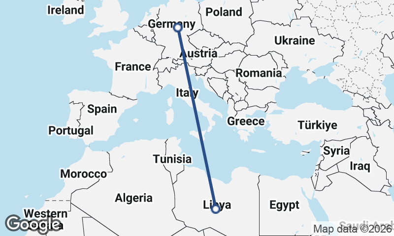 Germany to Libya