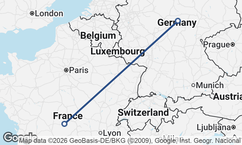 Germany to France